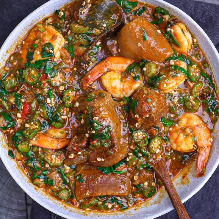 Seafood Okra Soup